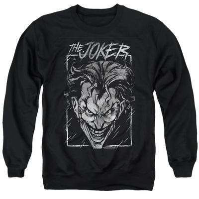 BATMAN JOKER STORM ON BLACK Sweatshirt