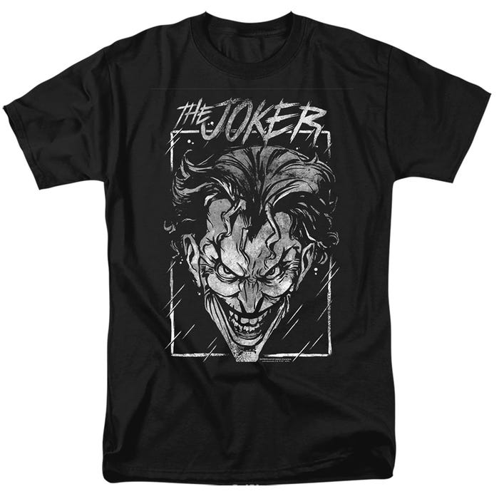 BATMAN JOKER STORM ON BLACK T-Shirt