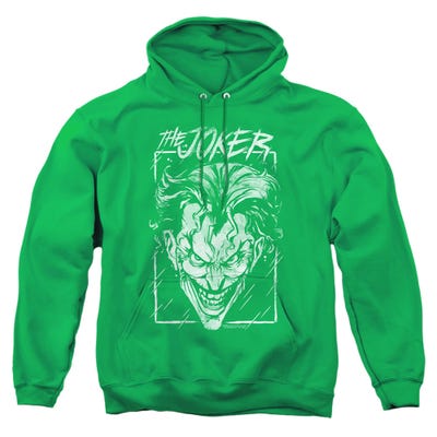 BATMAN JOKER STORM ON GREEN Hoodie