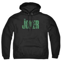 BATMAN JOKER TEXT ON BLACK Hoodie