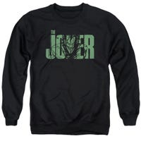 BATMAN JOKER TEXT ON BLACK Sweatshirt