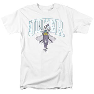 BATMAN JOKER VARSITY ON WHITE T-Shirt