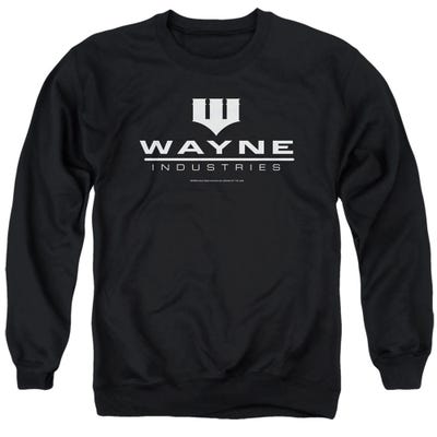 BATMAN WAYNE LOGO ON BLACK Sweatshirt