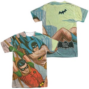 NIGHTLY PATROL ROBIN and BATMAN Sublimation T-Shirt