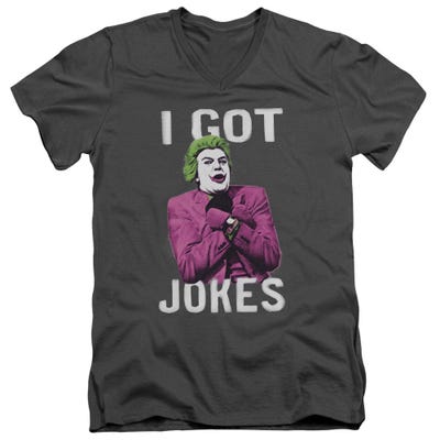 BATMAN CLASSIC TV GOT JOKES V-Neck T-Shirt