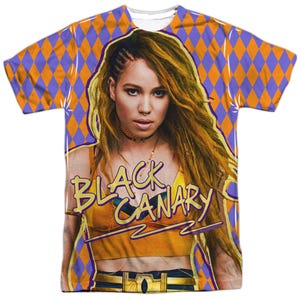 Birds of Prey Black Canary Sublimation T-Shirt