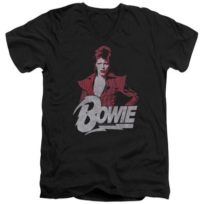 David Bowie Diamond David V-Neck T-Shirt