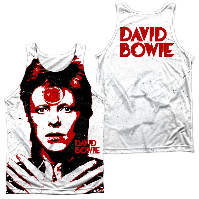 David Bowie Piercing Gaze Front & Back Sublimation Tank Top