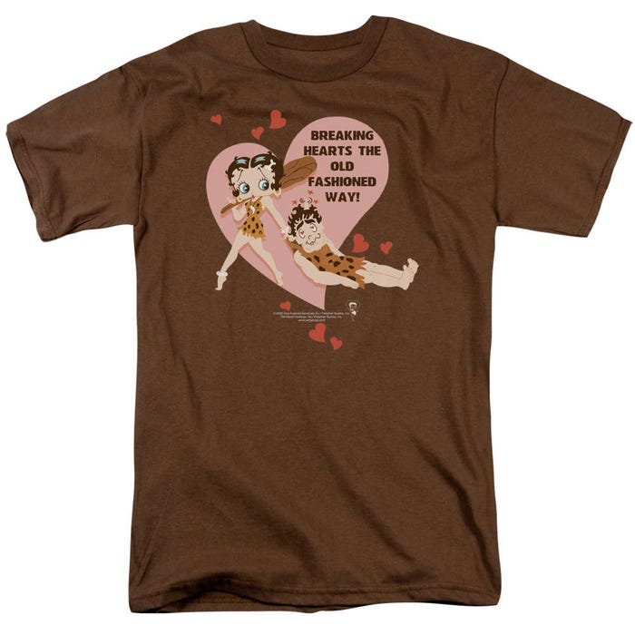 Breaking Hearts the Old Fashioned Way Betty Boop T-Shirt