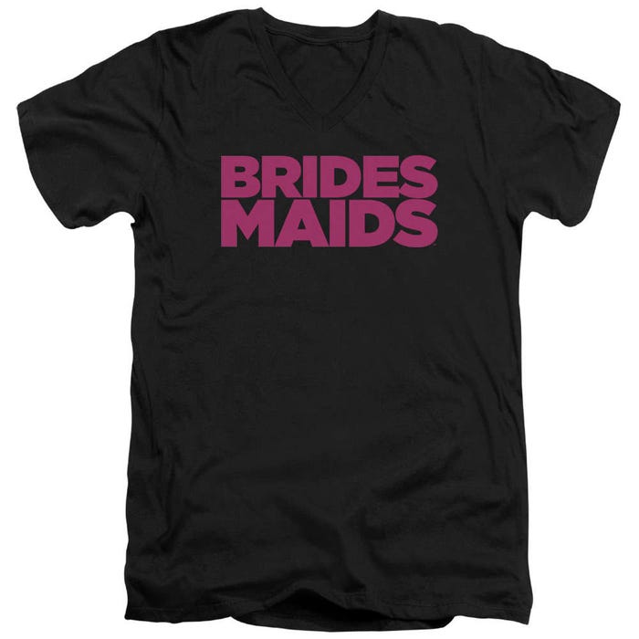 Bridesmaids Classic Movie Logo V-Neck T-Shirt