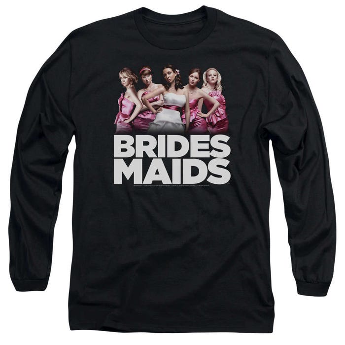 Bridesmaids Maids Photo Cast Long Sleeve Shirt