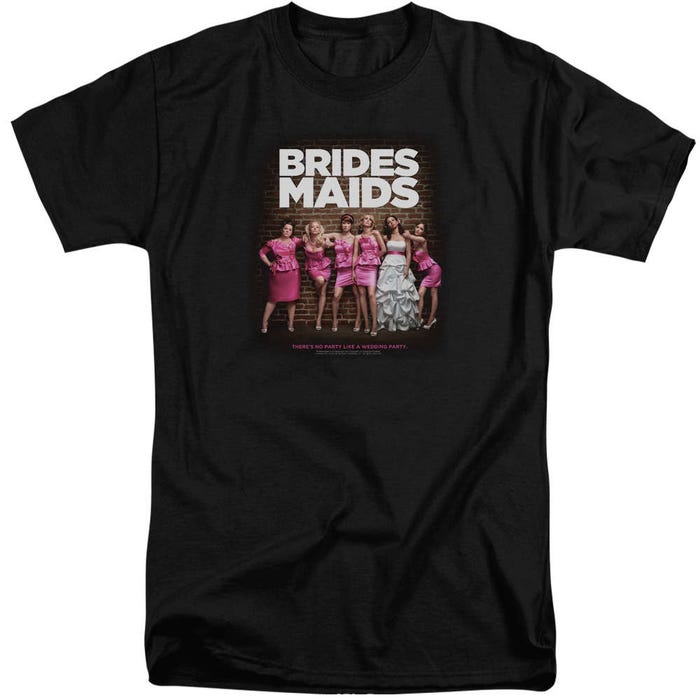 Bridesmaids Movie Poster with Cast Tall T-Shirt