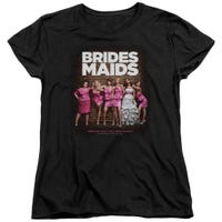Bridesmaids Movie Poster with Cast Womens T-Shirt