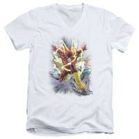 Brightest Day Flash V-Neck T-Shirt