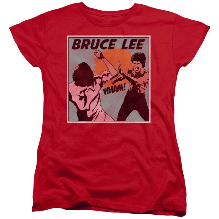 Bruce Lee Comic Panel Womens T-Shirt