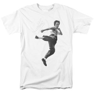 Bruce Lee Flying Kick T-Shirt