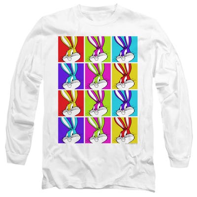 Bugs Bunny Looney Tunes Tiles Long Sleeve Shirt