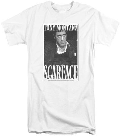 Business Face Scarface Tall T-Shirt