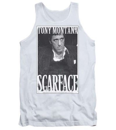 Business Face Scarface Tank Top