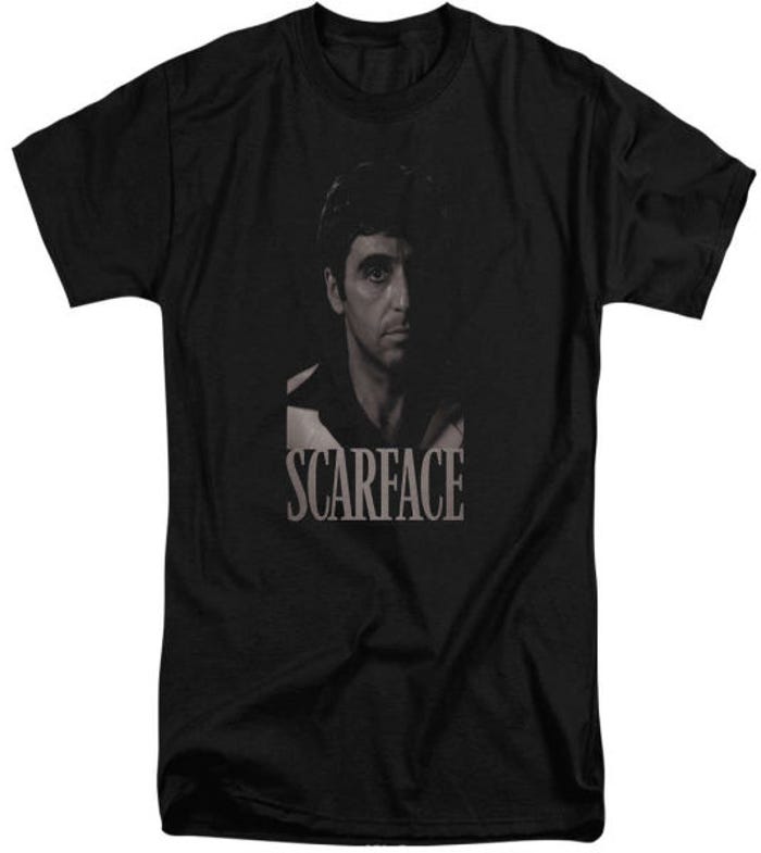 Bw Tony Scarface Tall T-Shirt