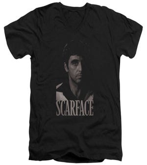 Bw Tony Scarface V-Neck T-Shirt