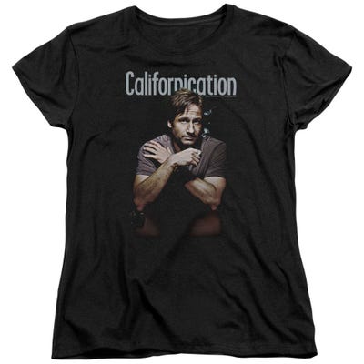 Californication Hank Smoking Womens T-Shirt