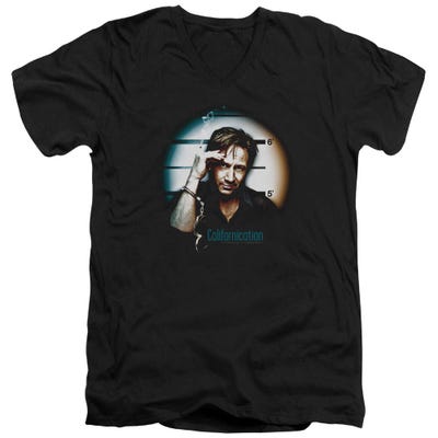 Californication In Handcuffs V-Neck T-Shirt