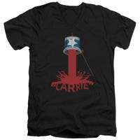 Carrie Bucket of Blood V-Neck T-Shirt