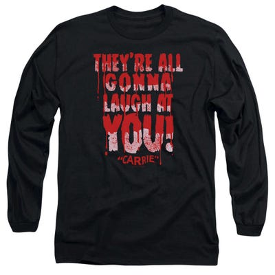 Carrie They're All Gonna Laugh At You Bloody Long Sleeve Shirt