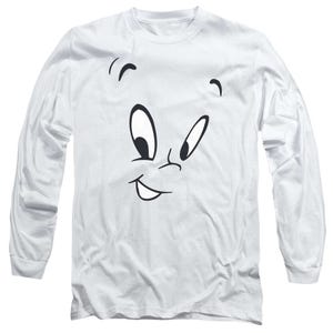 Casper the Friendly Ghost Big Face Long Sleeve Shirt