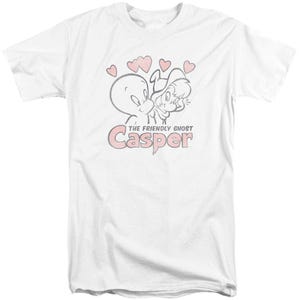 Casper the Friendly Ghost Hearts Love Tall T-Shirt