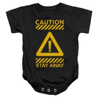 Caution Stay Away Baby Bodysuit