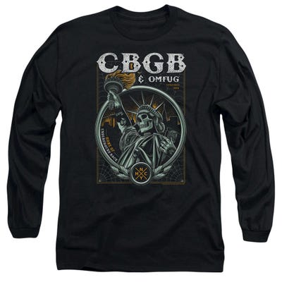 CBGB Liberty Skull Long Sleeve Shirt