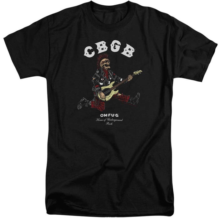 CBGB Skull Jump Tall T-Shirt