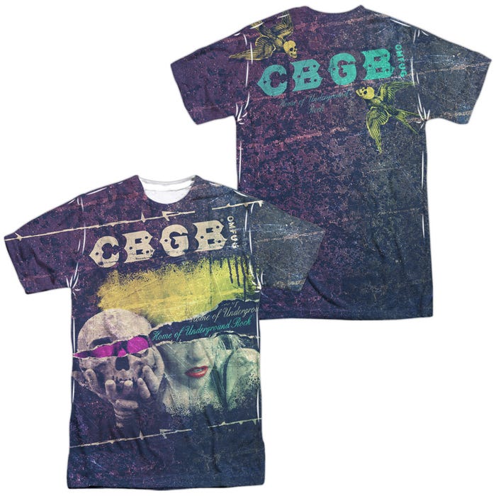 CBGB Torn Sublimation T-Shirt