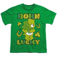 Care Bears Born Lucky Good Luck Bear St. Patrick's Day Kids T-Shirt