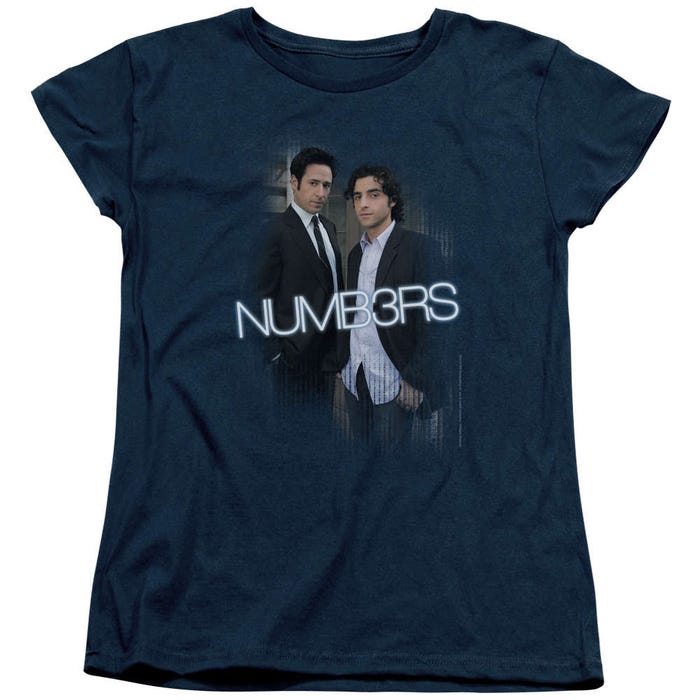 CBS Numbers - Don & Charlie - TV Shows Womens T-Shirt