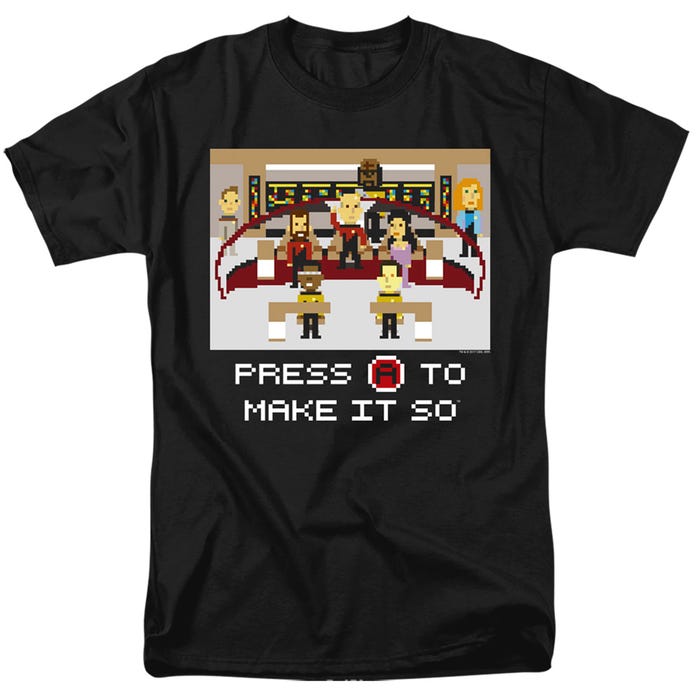 STAR TREK MAKE IT SO PIXEL T-Shirt