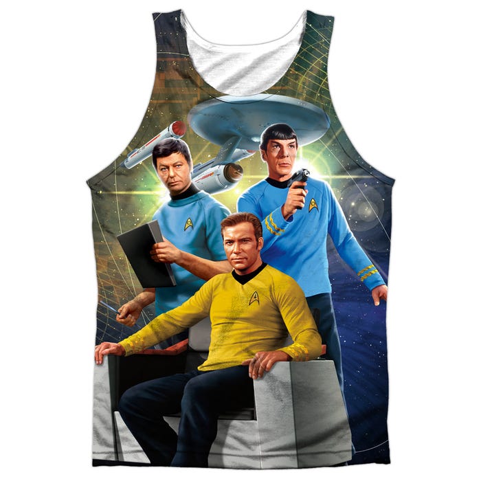 STAR TREK KIRK SPOCK MCCOY Sublimation Tank Top