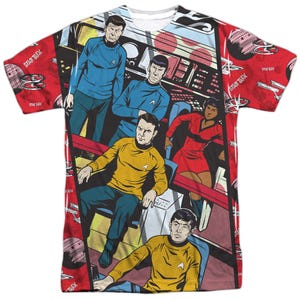 STAR TREK LONG PANEL Sublimation T-Shirt