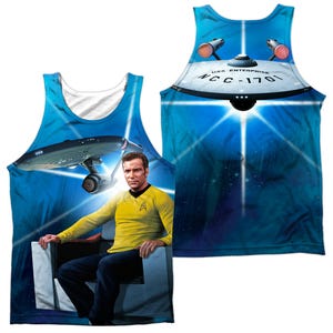 Star Trek Kirks Ship Sublimation Tank Top