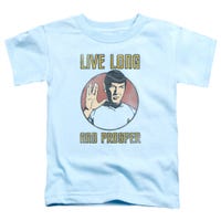 STAR TREK SPOCK LIVE LONG AND PROSPER Toddler T-Shirt