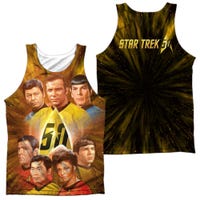 50th Anniversary Star Trek Crew Front & Back Sublimation Tank Top