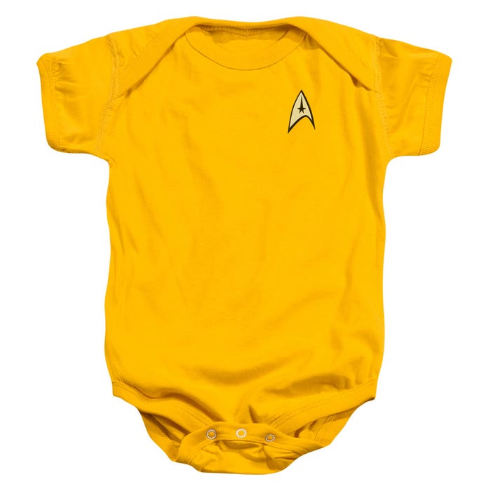 Star Trek Command Uniform Baby Bodysuit