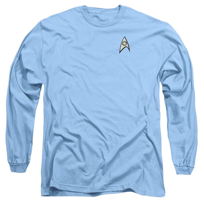 Star Trek Science Uniform Long Sleeve Shirt