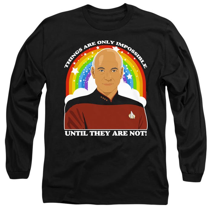 Star Trek Impossible Until They are Not Long Sleeve Shirt