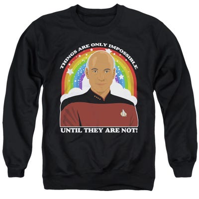 Star Trek Impossible Until They are Not Sweatshirt