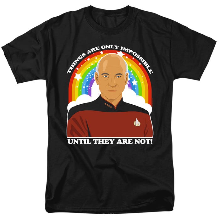 Star Trek Impossible Until They are Not T-Shirt