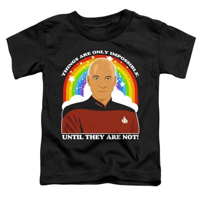 Star Trek Impossible Until They are Not Toddler T-Shirt