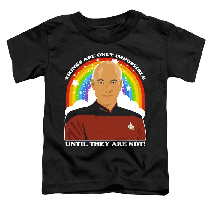 Star Trek Impossible Until They are Not Toddler T-Shirt